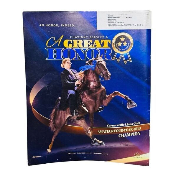 The Walking Horse Report -July 24 , 2023 CORNERSVILLE LIONS CLUB Grand Champ - Picture 3 of 7